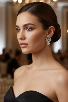 Premium Crystal Drop Earrings