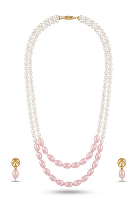 Pearl Layered Necklace Set
